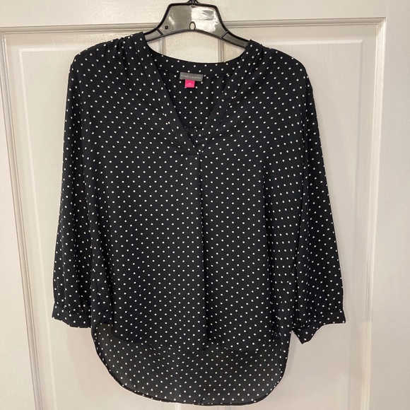 Vince Camuto polka dot blouse Medium - Picture 4 of 7